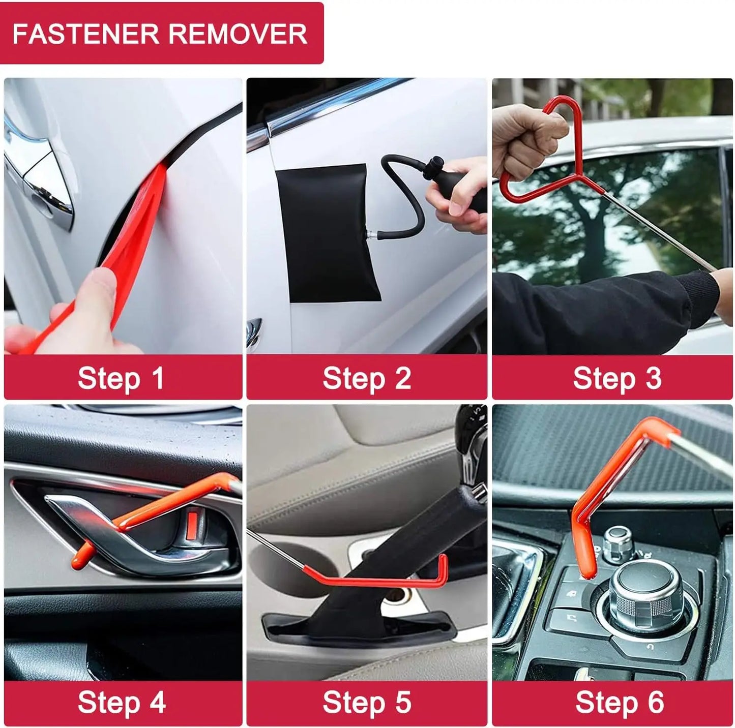 Car Emergency Unlock Kit with Air Wedge Tools