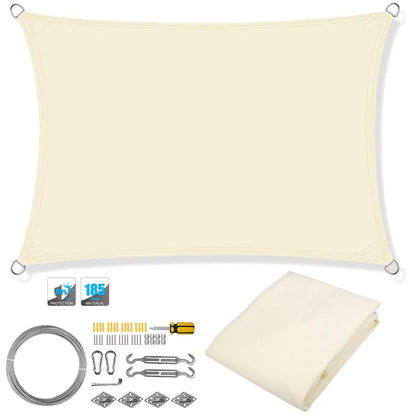 Waterproof Sun Shade Sail Canopy for Outdoor Patio