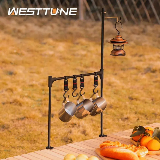 Camping Tableware Hanging Rack Space-Saving Organizer