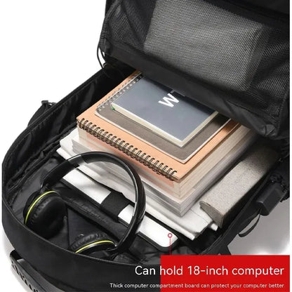 50L/80L Travel Backpack with Shoe Compartment – Waterproof & Durable