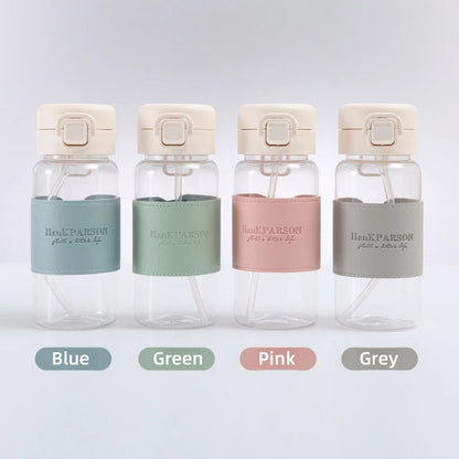 500ml Kids Water Bottle – Leakproof Straw Design
