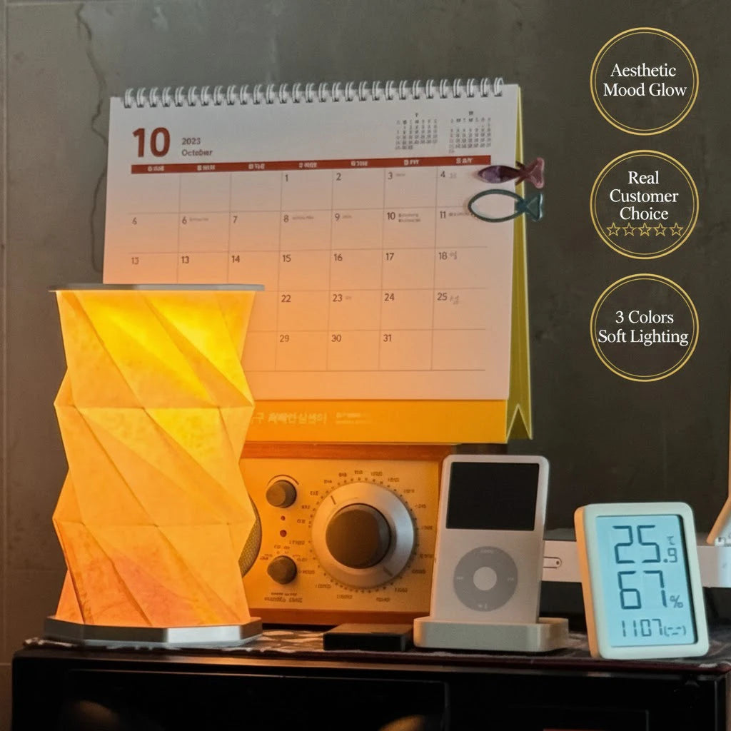 Foldable Camping Lantern with Adjustable LED Mood Light