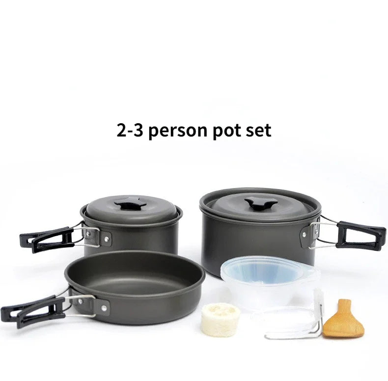 Camping Cookware Set for Lightweight Outdoor Cooking