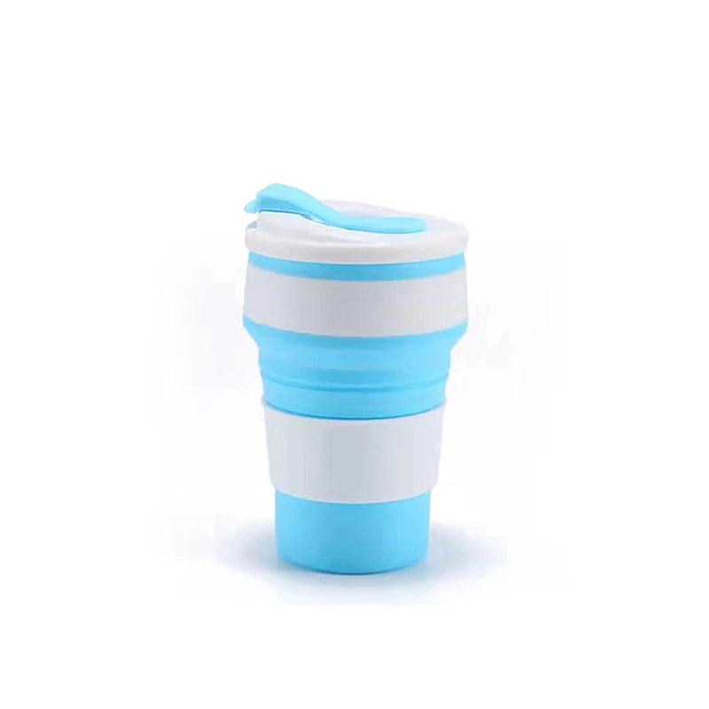 12oz Collapsible Silicone Cups – Portable Travel Mug