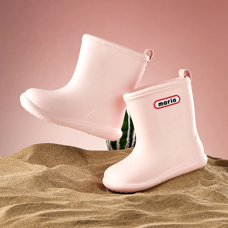 Kids Waterproof Rain Boots – Cheerful Outdoor Shoes