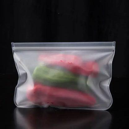 Reusable Silicone Food Storage Bags – Leakproof Fresh Keep