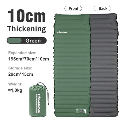 Ultralight Camping Mattress – Self-Inflating Comfort 10cm Thick