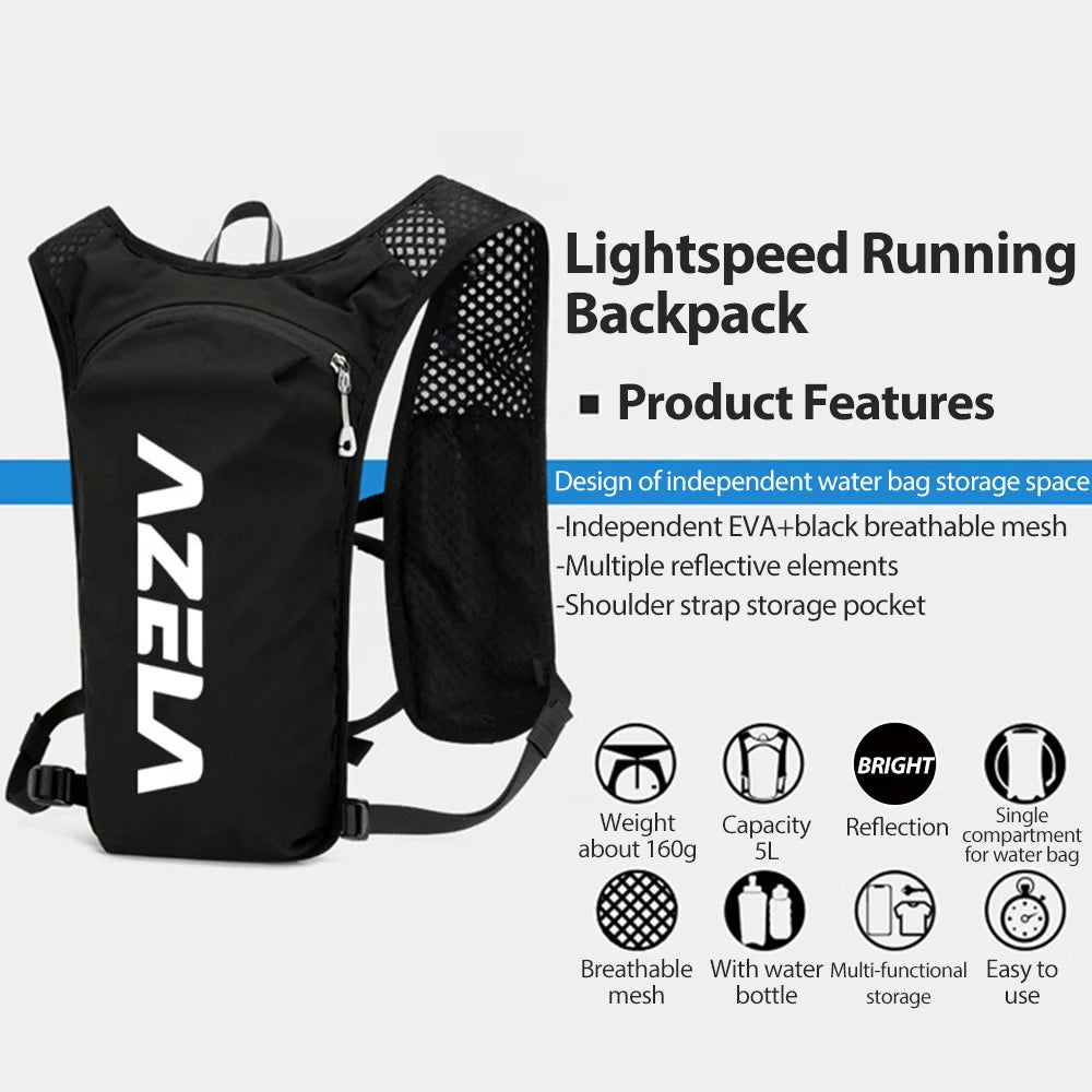 5L Hydration Vest Backpack for Trail Running & Cycling