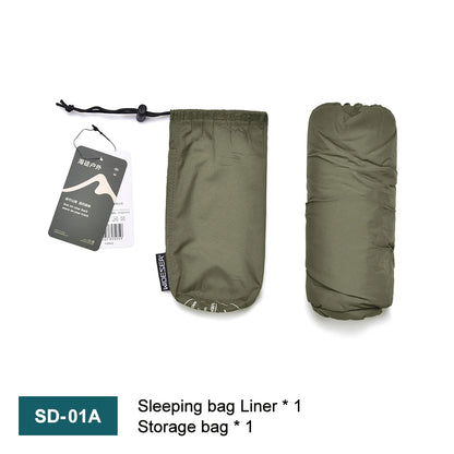 Ultralight Sleeping Bag Liner for Warmth & Clean Sleep