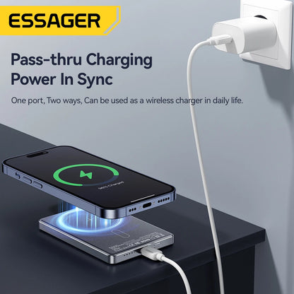 Magnetic Wireless Power Bank 5000mAh Fast Charge