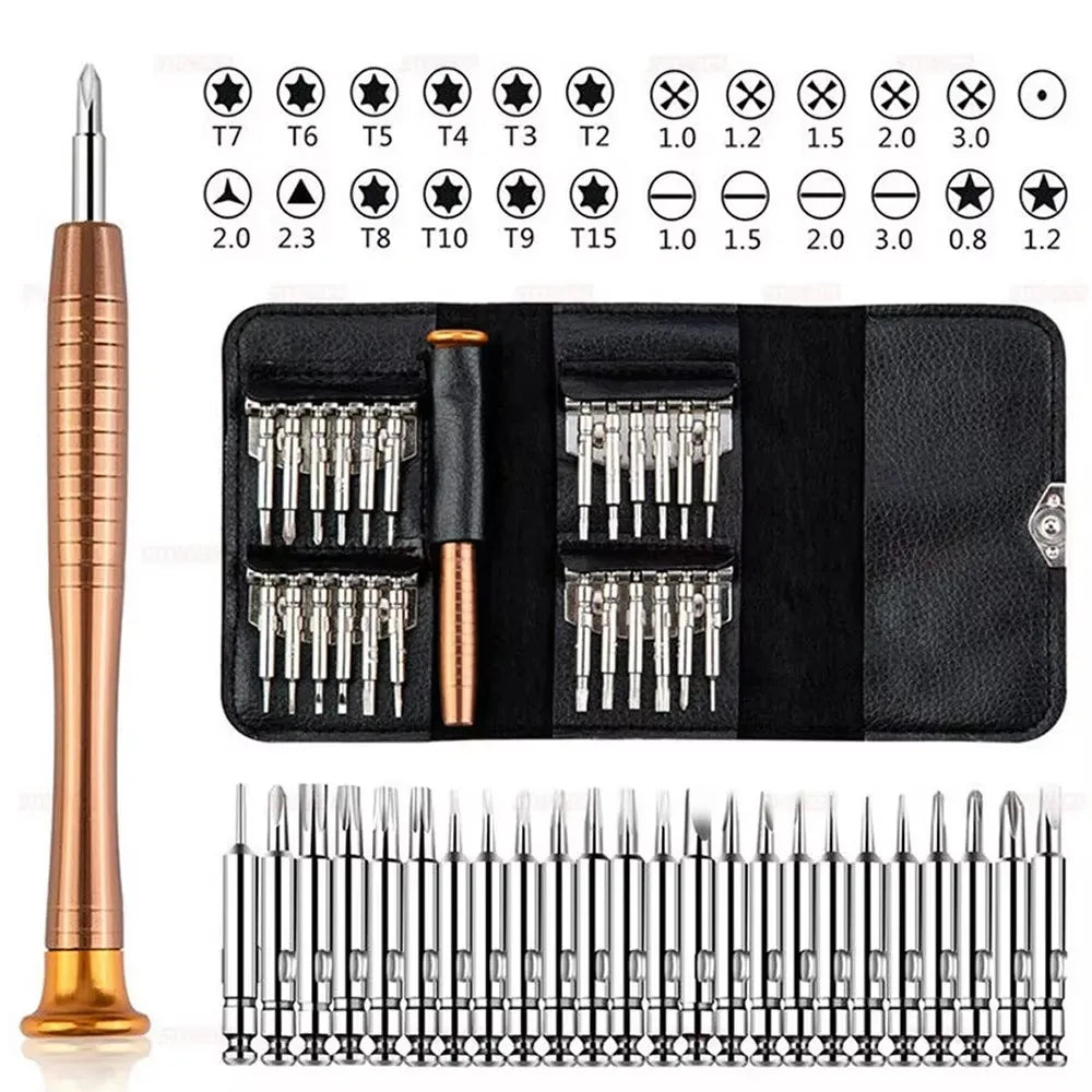 Precision Screwdriver Set for Outdoor Gear Repair