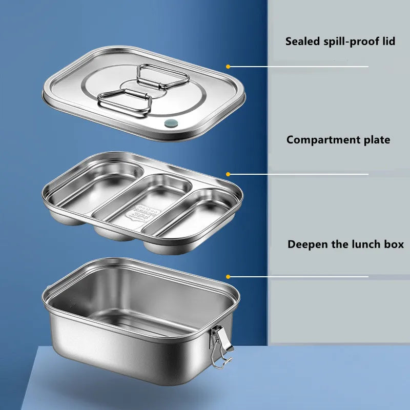 Insulated Bento Lunch Box Leakproof for Easy Food Storage