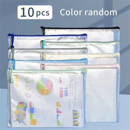 A4 Zipper Storage Bags – Waterproof Multi-Purpose Organizer