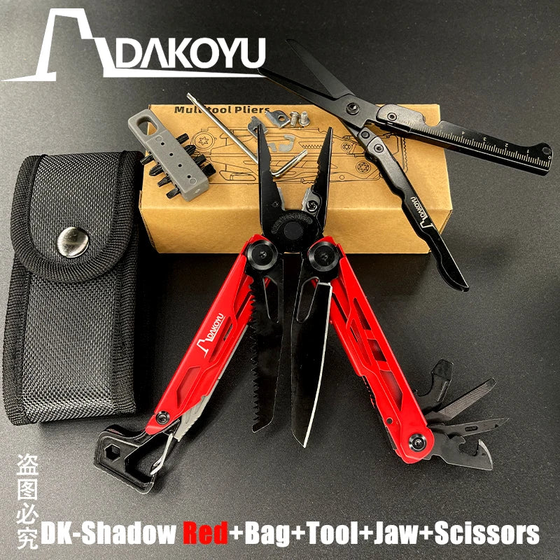 Camping Multitool Pliers with Emergency Whistle