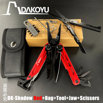 Camping Multitool Pliers with Emergency Whistle