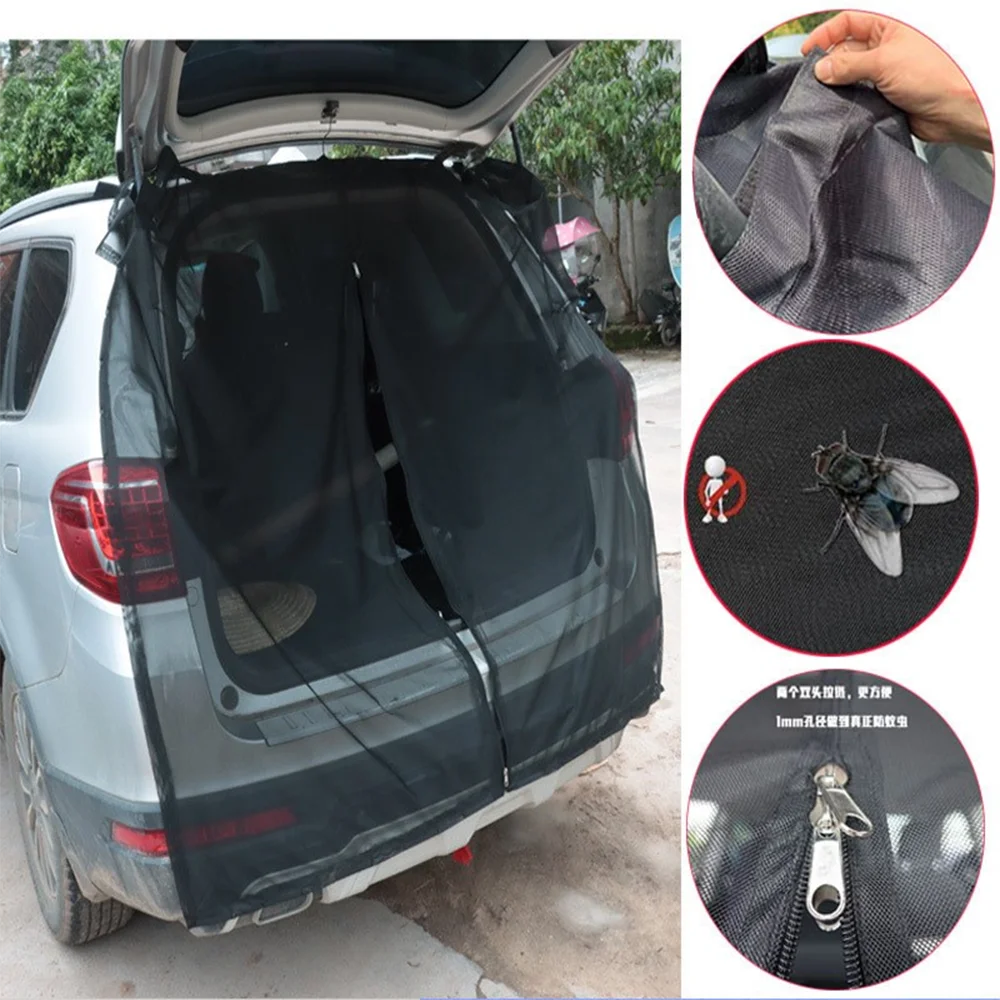 Magnetic SUV Trunk Mosquito Net for Summer Comfort