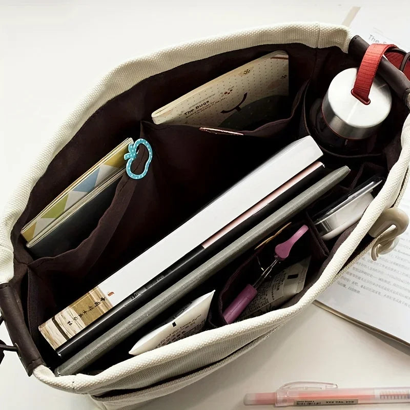 Canvas Drawstring Organizer Bag Lightweight Travel Storage