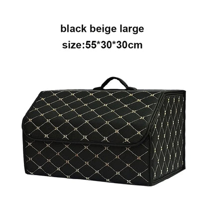 Car Trunk Organizer Box – Foldable Large Capacity Storage