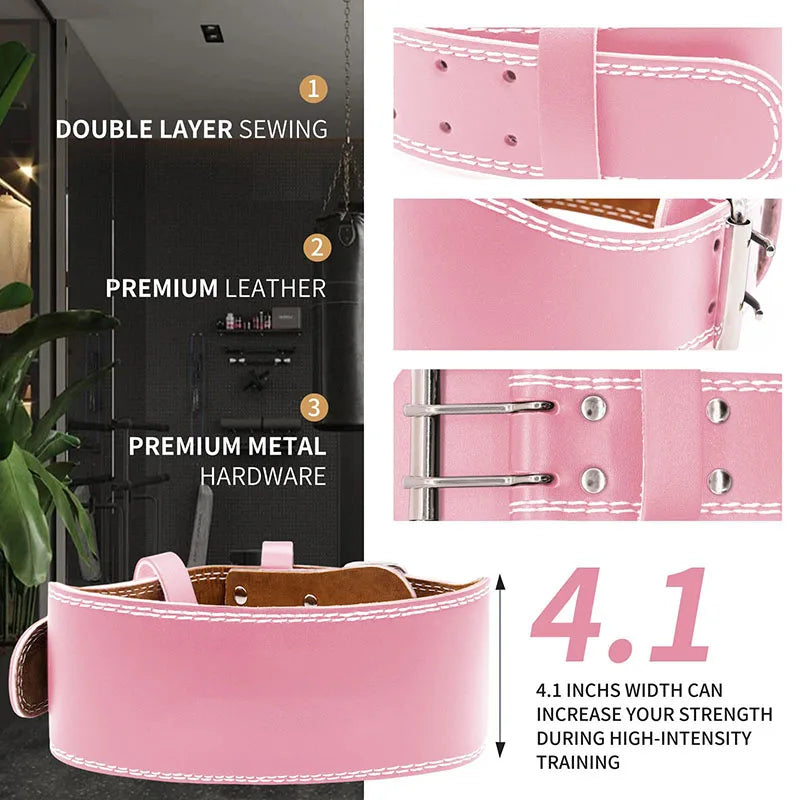 Weightlifting Belt for Back Support & Safer Lifts