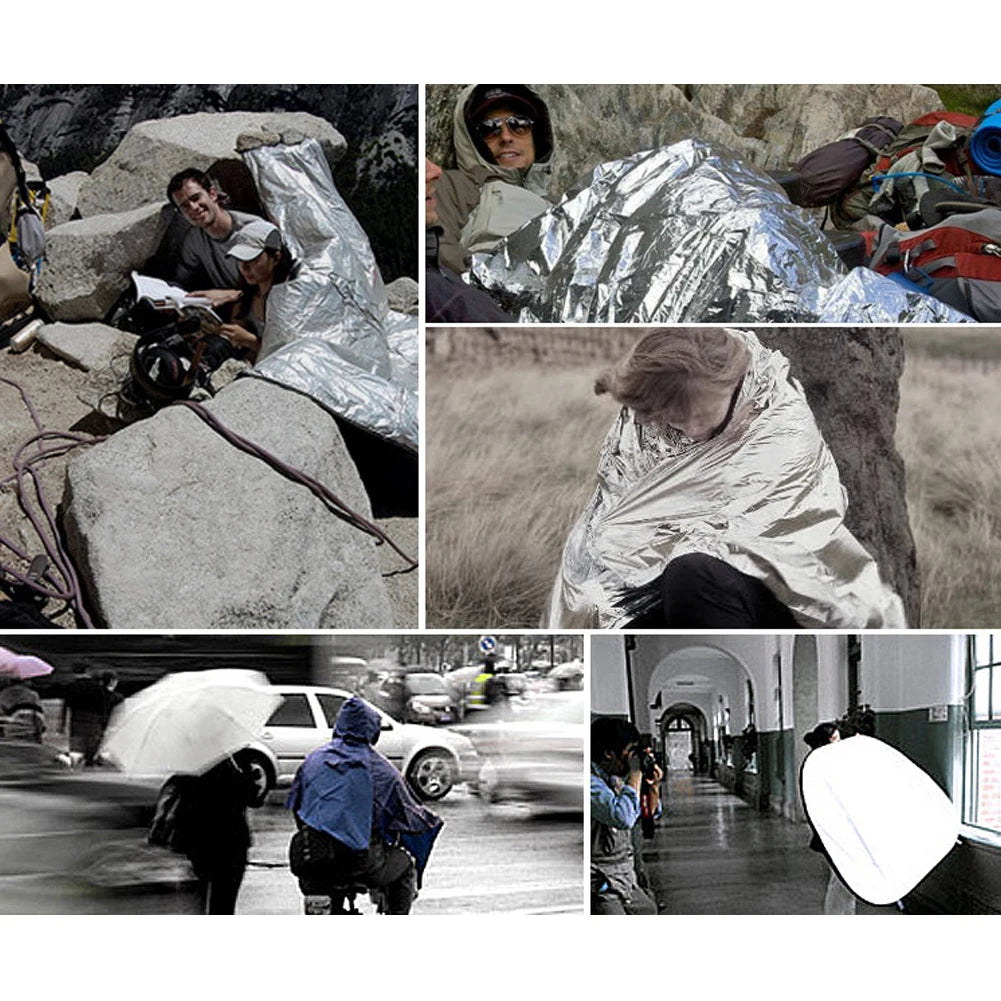 Emergency Mylar Thermal Blanket for Warmth & Survival