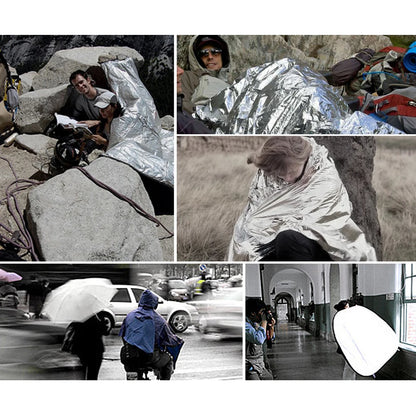 Emergency Mylar Thermal Blanket for Warmth & Survival