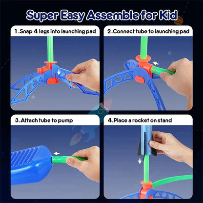 Kids Soaring Rocket Launcher – Fun Outdoor Activity Toy