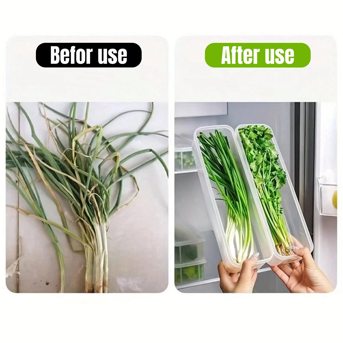 Refrigerator Storage Boxes with Lid – Keep Food Fresh & Organized