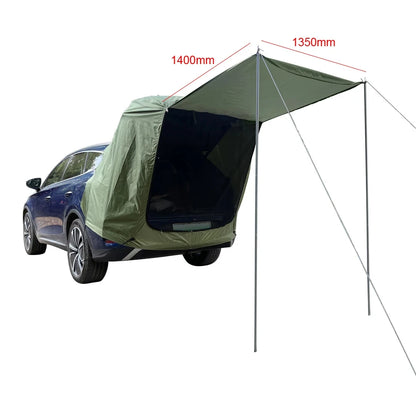 Car Rear Tent Waterproof Shelter for Camping Trips