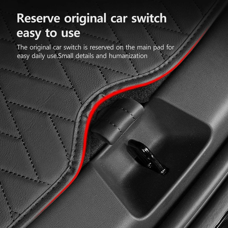 Leather Trunk Mat – Waterproof Non-Slip Tesla Model Y Liner