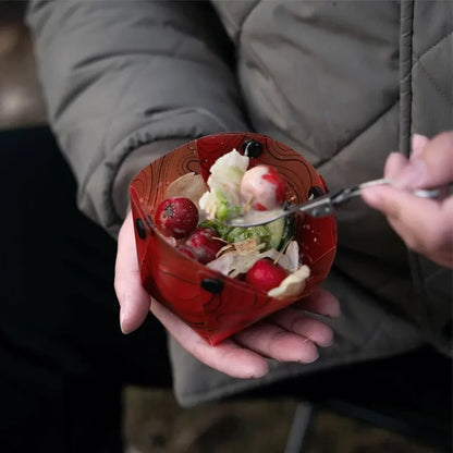 Foldable Camping Tableware Set – Portable & Food-Safe