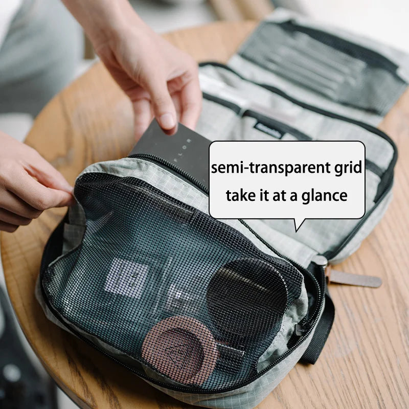 Travel Hanging Toiletry Bag – Waterproof Wet & Dry Storage