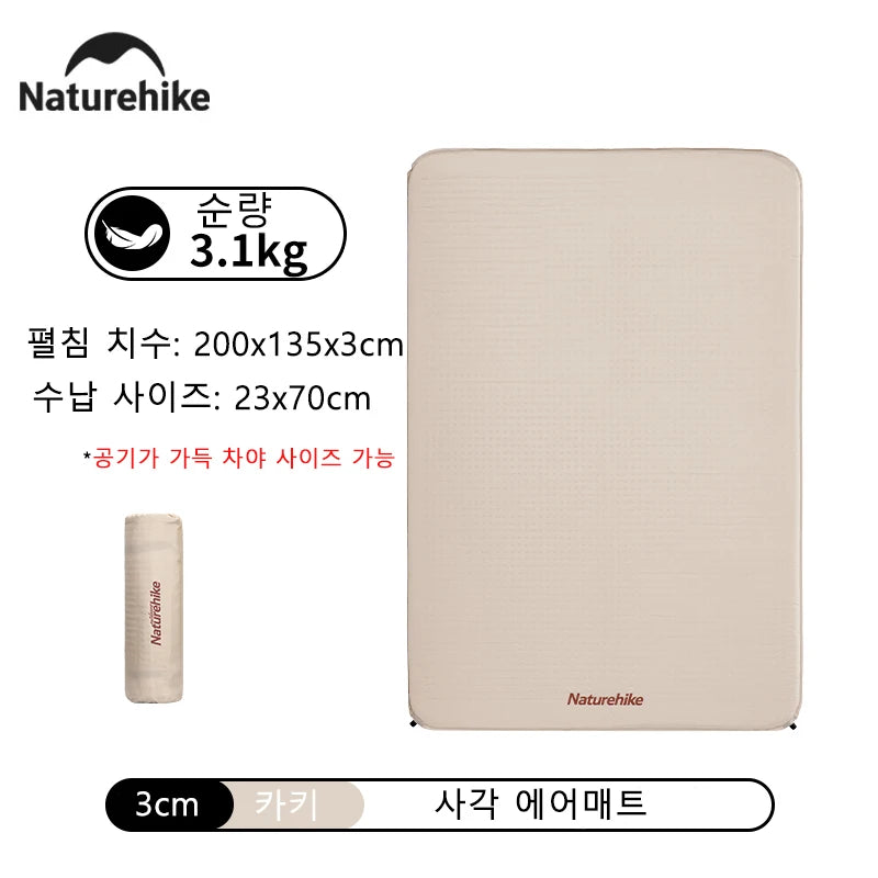 Self-Inflating Air Mattress – 6cm Thick Camping Pad