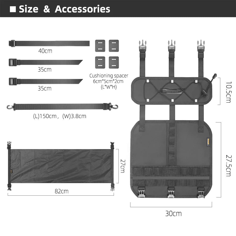 Waterproof Bike Handlebar Bag 12L with Dry Storage