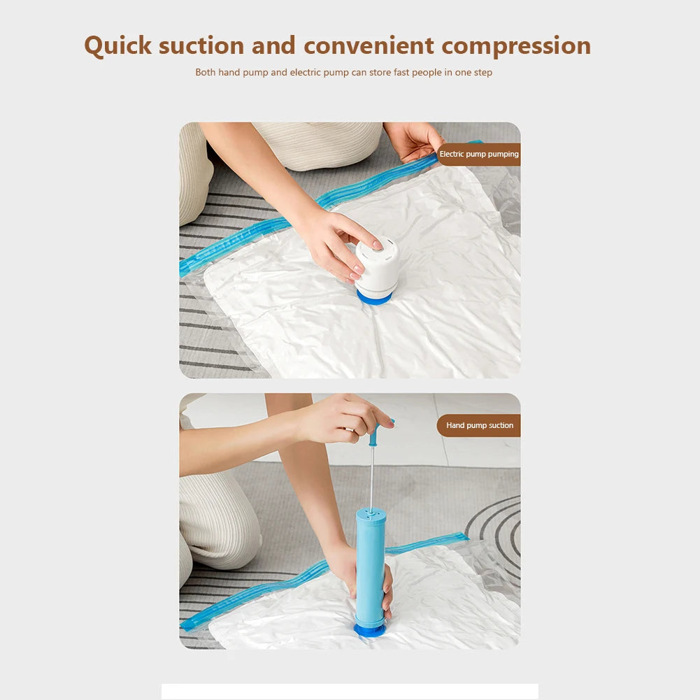 Folding Vacuum Storage Bags – Space-Saving Organizer