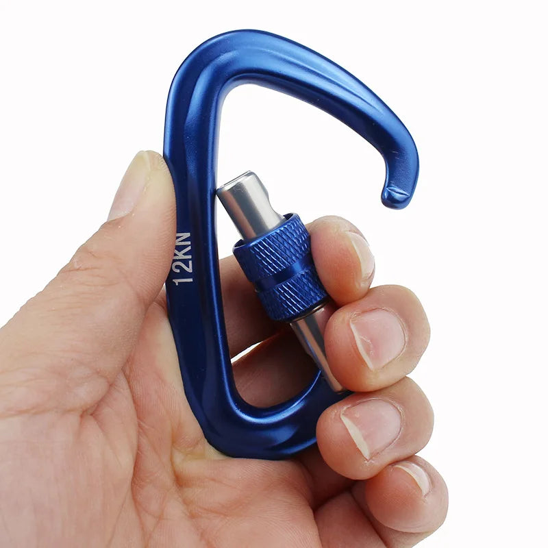 using a carabiner to rappel - KentDO