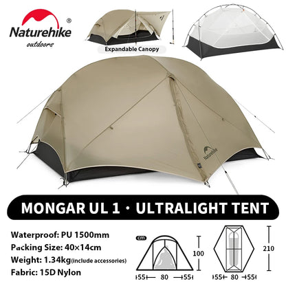 Ultralight Camping Tent 2 Person – Waterproof & Compact