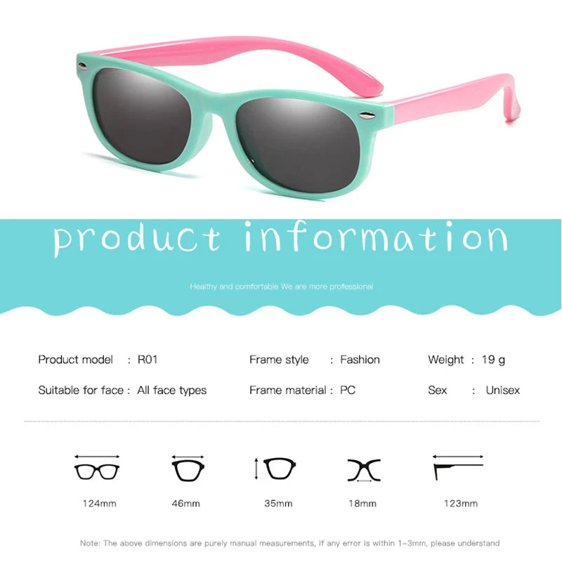 Kids Polarized Sunglasses – UV Protection & Flexible Fit