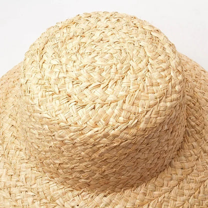 Kids Straw Sun Hat – UV Protection Beach Cap