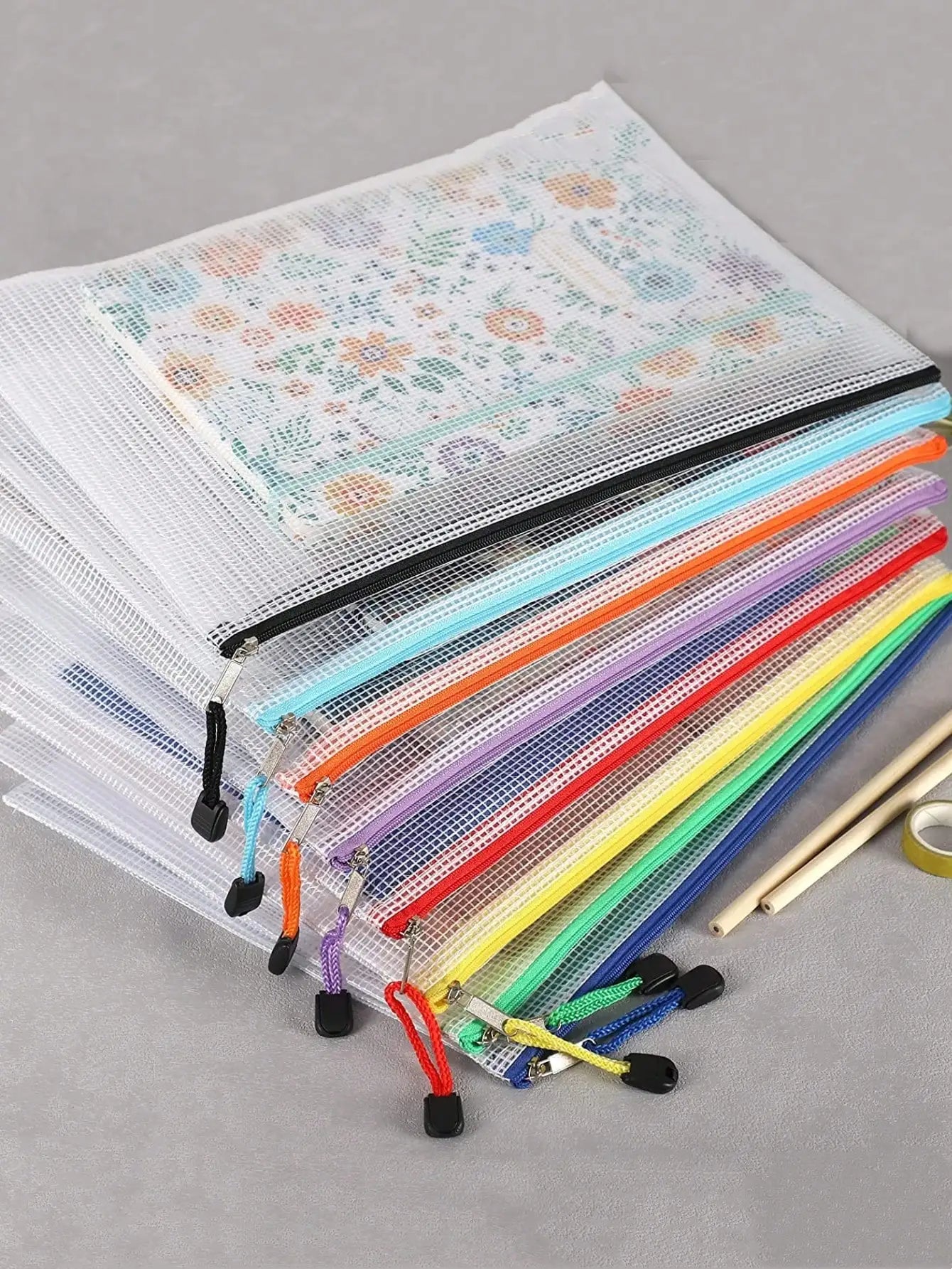 A4 Zipper Storage Bags – Multi-Purpose Waterproof Organizer