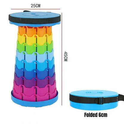 Portable Collapsible Camping Stool for Easy Outdoor Seating