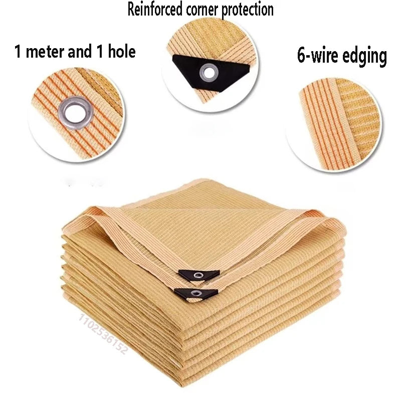 Outdoor Sun Shade Net for Garden & Balcony Cooling