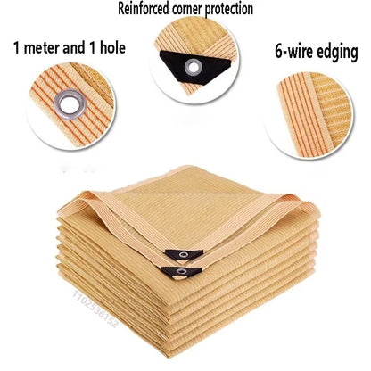 Outdoor Sun Shade Net for Garden & Balcony Cooling