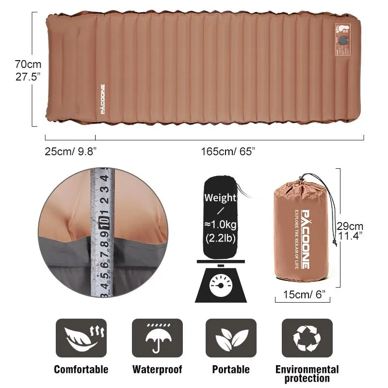 Self-Inflating Camping Sleeping Pad for Comfortable Rest