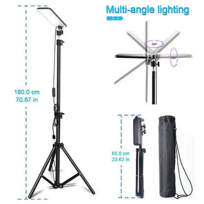Telescopic Camping Lantern with Tripod for Bright Campsites