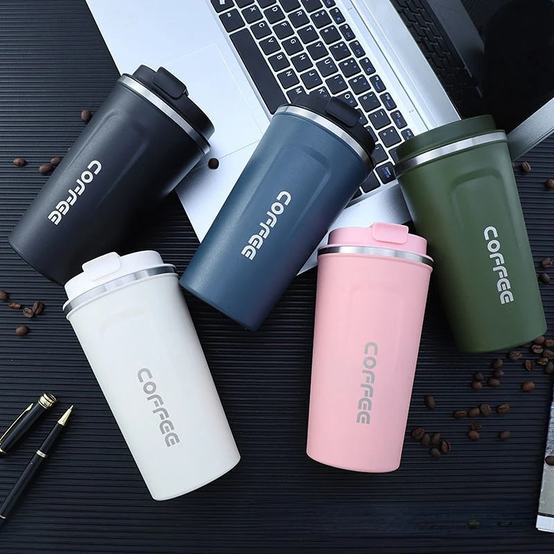 Stainless Steel Travel Mug Leak-Proof Thermal Cup