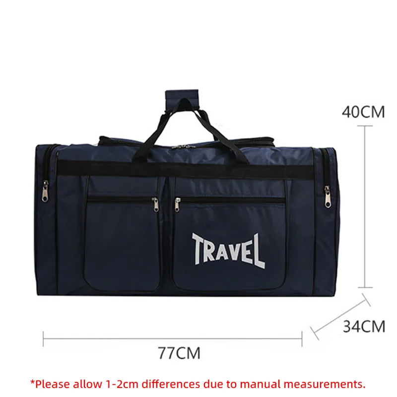 Foldable Travel Duffel Bag Waterproof Large Capacity