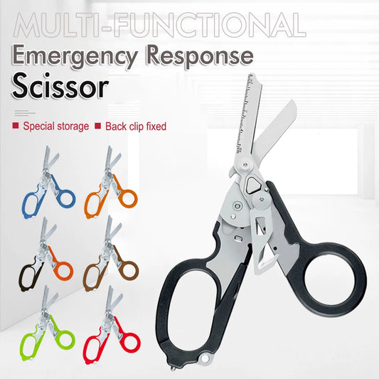 Emergency Trauma Shears with Glass Breaker & Holster
