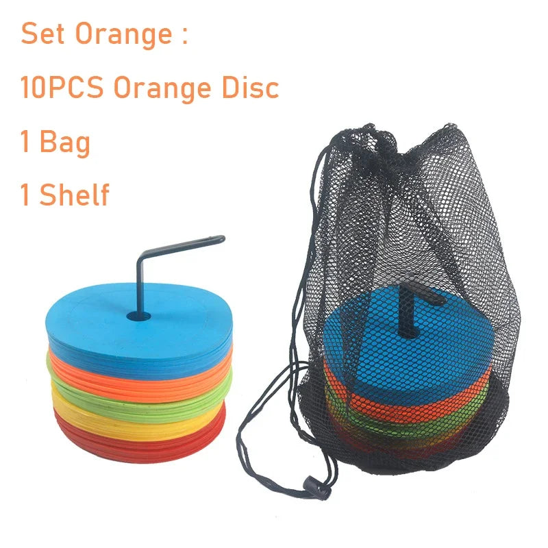 10pcs Agility Training Cones for Speed Drills