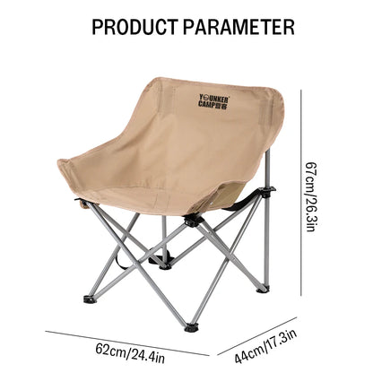 Folding Moon Camping Chair for Comfortable Outdoor Seating