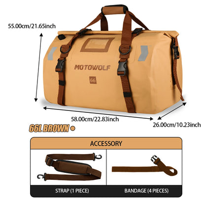 Waterproof Dry Bag for Motorcycle Travel Gear Protection